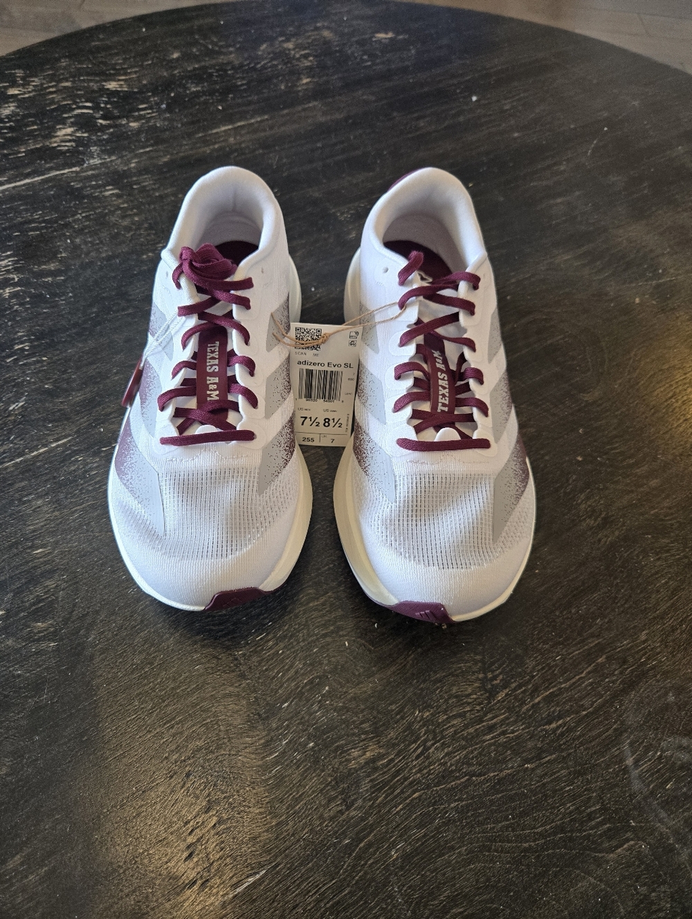 Adidas Adizero Evo SL Collegiate Pack, Texas A&M, Aggies